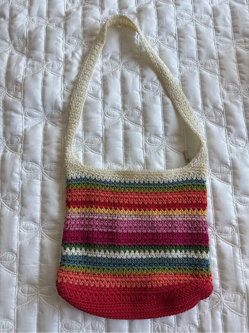 The Sak Multicolor Crochet Crossbody Bag